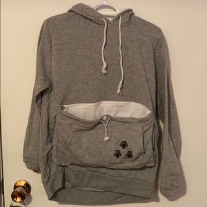 Cat carrying hoodie!